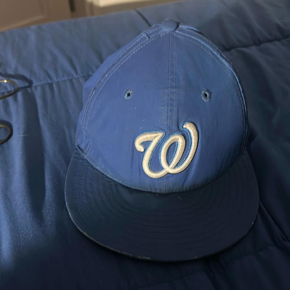 NewEra Washington Nationals Blue hat. Size 7 3/8.